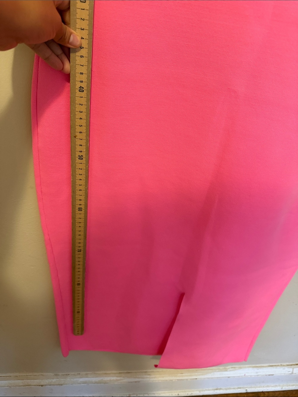 Express Hot Pink Spaghetti Strap Sheath Dress - Picture 4 of 5